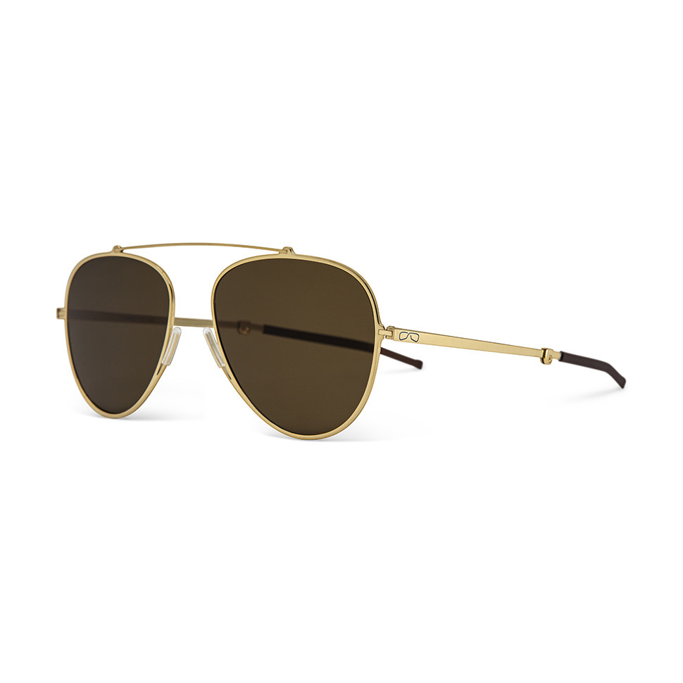 ThinOptics sun Aviator braun