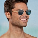 ThinOptics sun Aviator grau