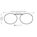Clip-on oval 1
