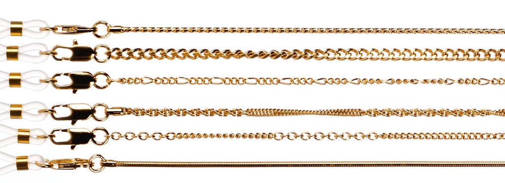 vergoldete Metallketten km2g