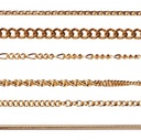 vergoldete Metallketten km2g