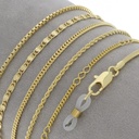 km1g classic metal chains gold