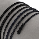 aluminium chains set black