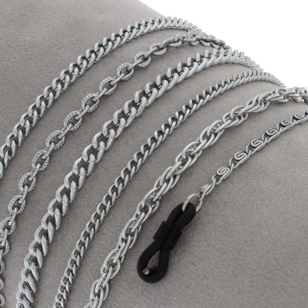 aluminium chains set silver