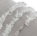Brillenkette stein transparent