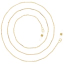 feine Metallkette gold