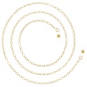 feine Metallkette gold