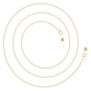 feine Metallkette gold