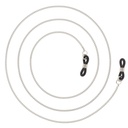 thin metal chain white