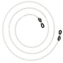 thin metal chain white