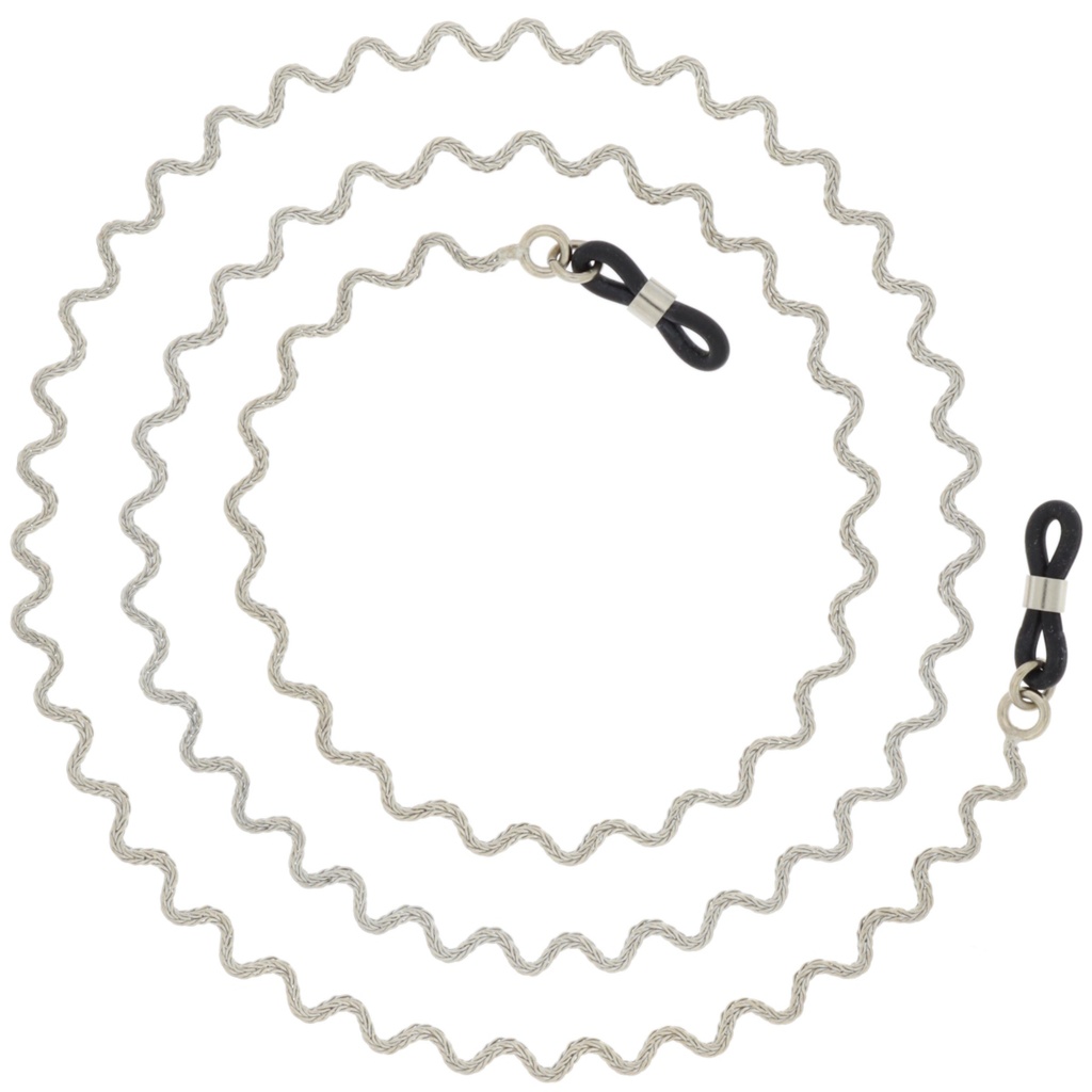 thin metal chain white