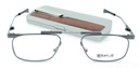 Kan-Di foldable reading glass with metal case