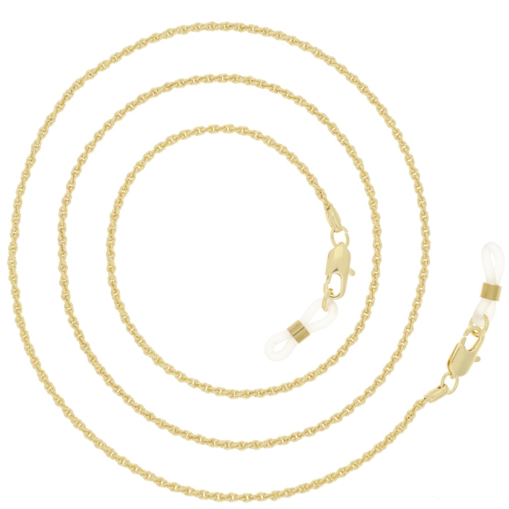 classic cord chain gold plated