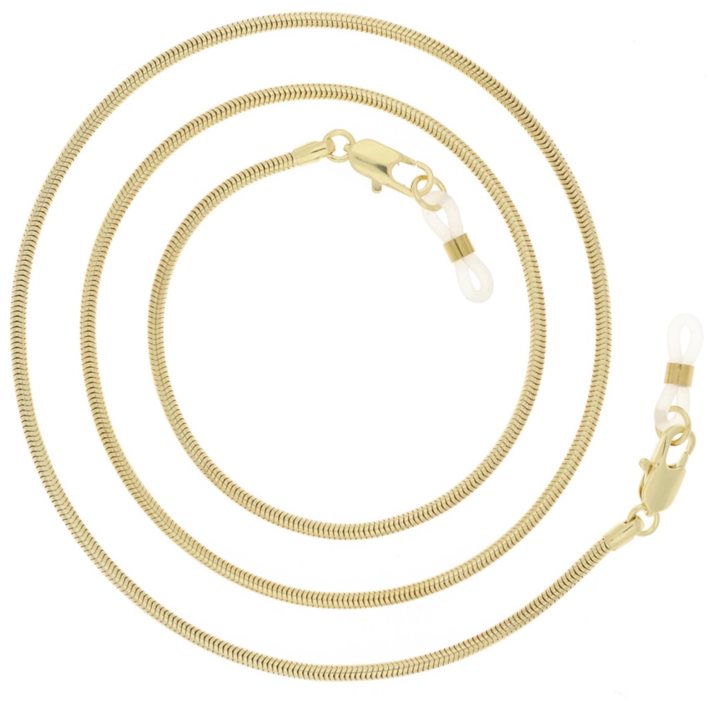 klassische Metallkette gold