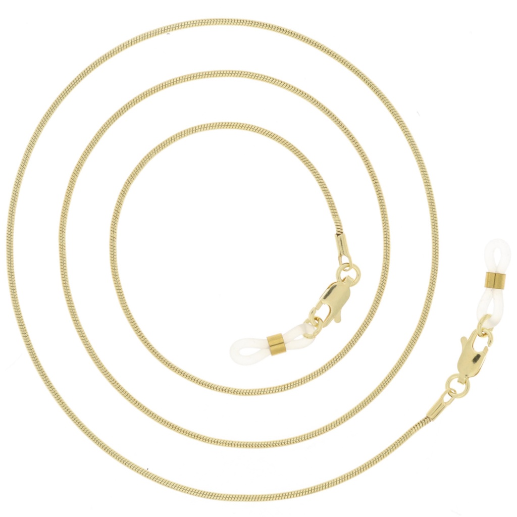 klassische Metallkette gold