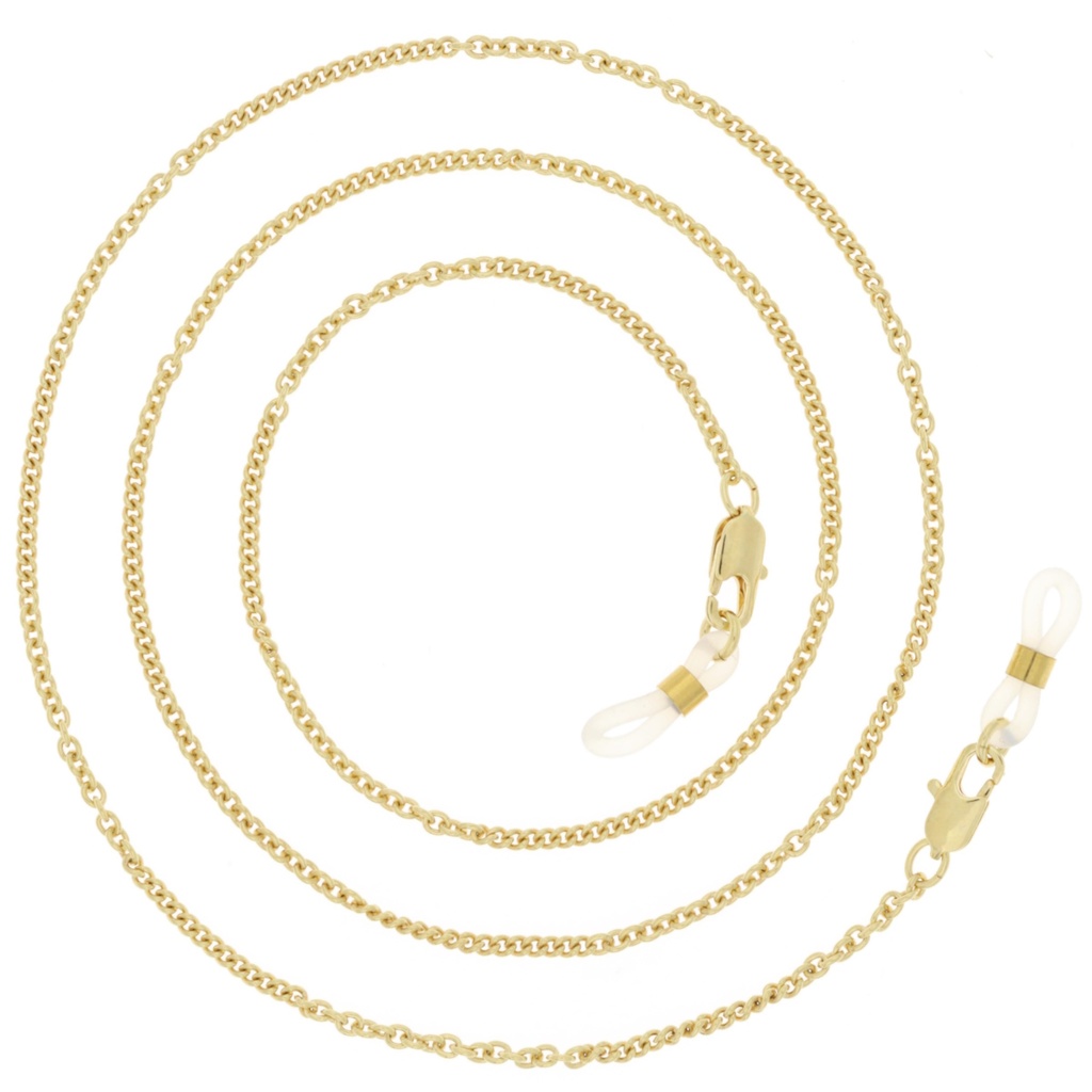 klassische Metallkette gold