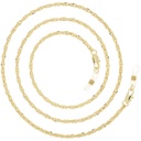 klassische Metallkette gold