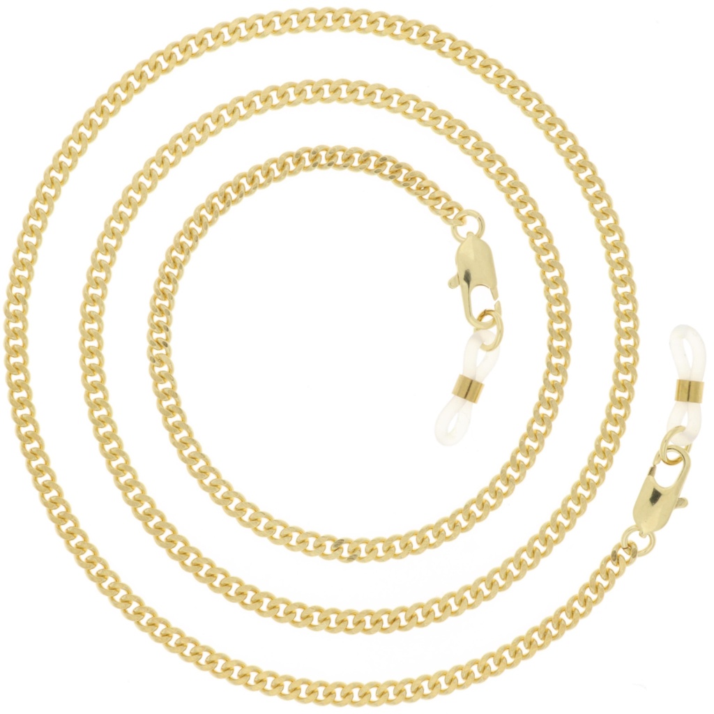 klassische Metallkette gold