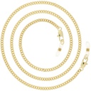 klassische Metallkette gold