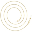 klassische Metallkette gold