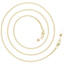 klassische Metallkette gold