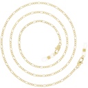 klassische Metallkette gold