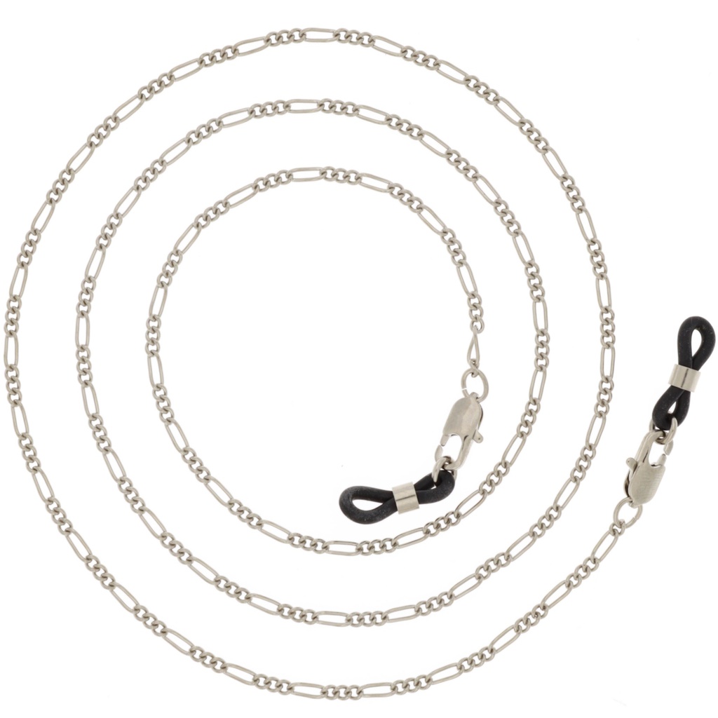 klassische Metallkette weiß