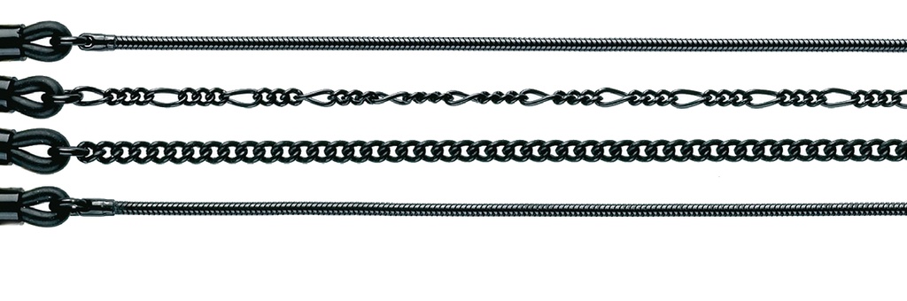 metal chains black set