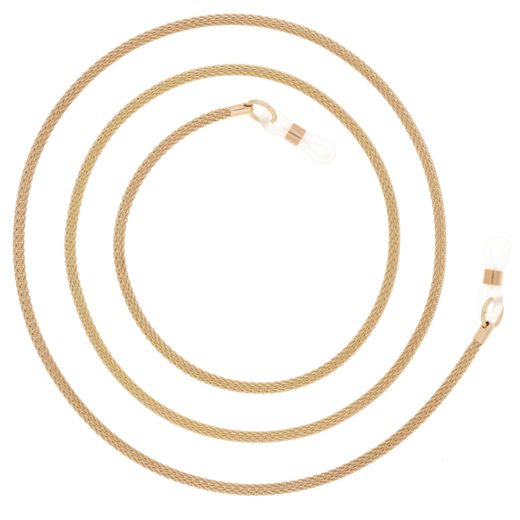 Milanese Kette rose vergoldet