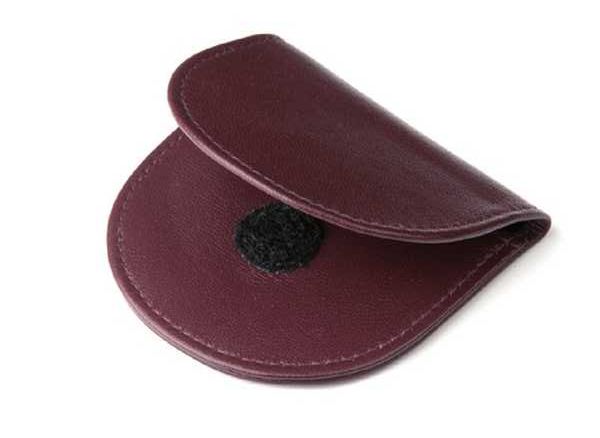 case for monocle with support ring bordeaux