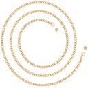 curb chain chain rose gold plated