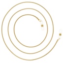 snake chain gold plated