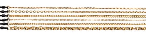 [kex1] aluminium chains set gold