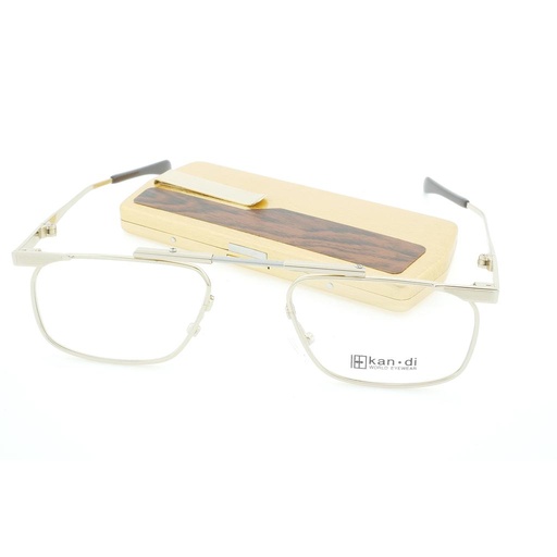 [kan01-1] Kan-Di foldable reading glass with metal case