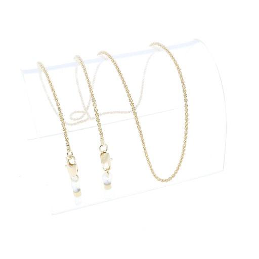 [77g] classic cord chain gold plated