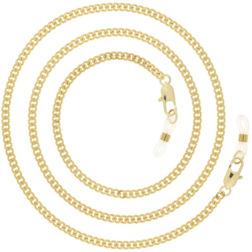 [27g] klassische Metallkette gold