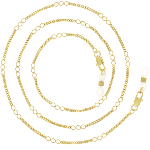 [63g] classic metal chain gold