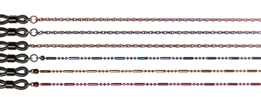 [km3-2] metallic color chains set