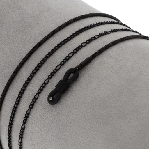 metal chains black