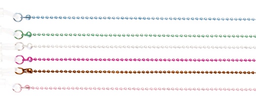 [km3-5] softcolor metal chains set