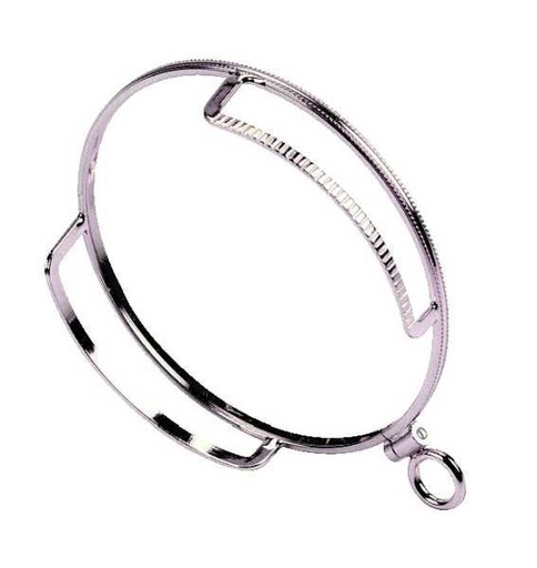 monocle with support silver color plated 681