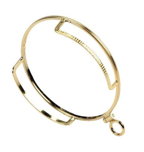 monocle with support gold plated 681