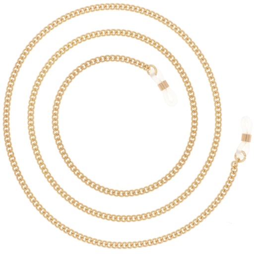 [65xr] curb chain chain rose gold plated