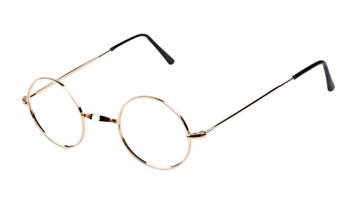 Rundbrille W-Steg gold 2005g