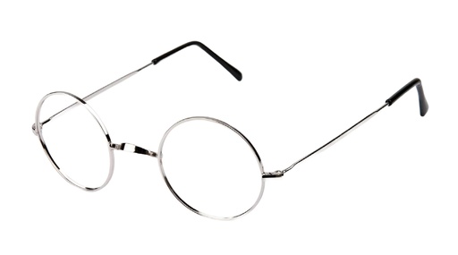 Rundbrille W-Steg silber 2005w
