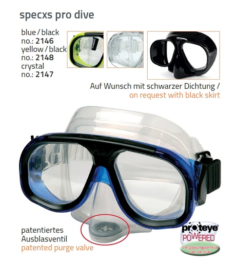 Specxs pro dive 2146,2147,2148