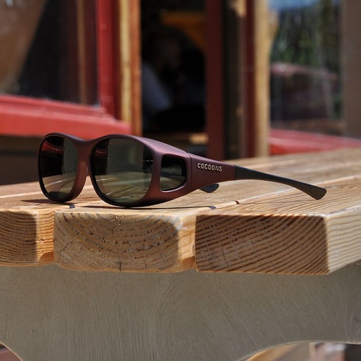 Cocoons bordeaux grau