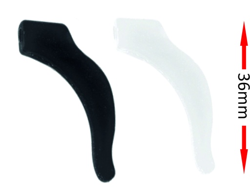 [5704s] Bügelstopper curved schwarz