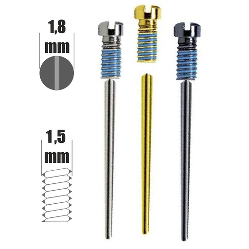SnapIt screws 1,5mm thread H1,8mm