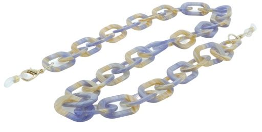[AC101] Acetate chain with carabines purple